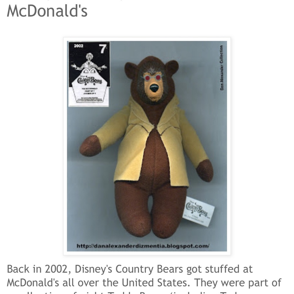 Country Bear Jamboree Bears